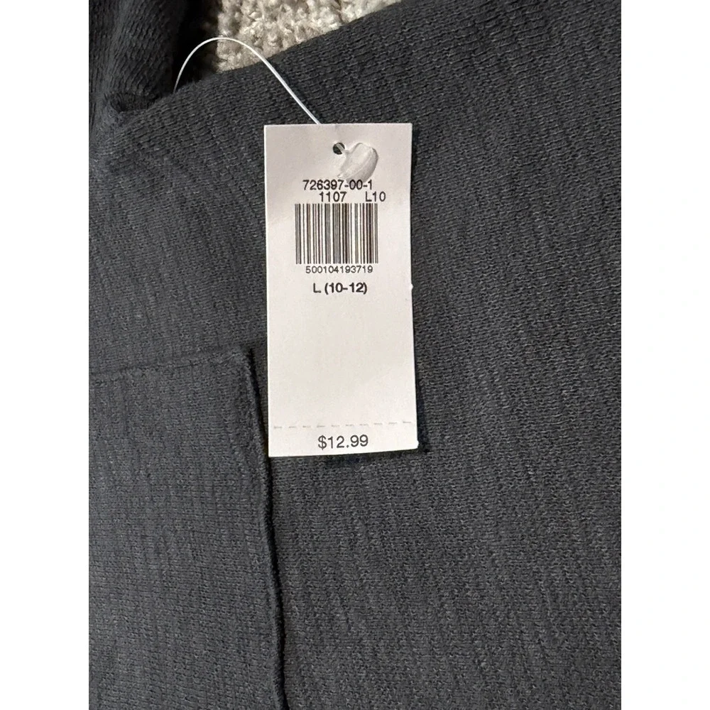Lot of 2 NWT Old Navy Youth Boys Textured-Knit Pocket T-Shirts Dark Gray & Green